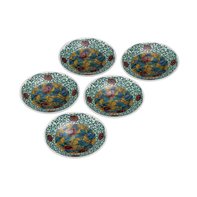 5.2号皿揃・古九谷風