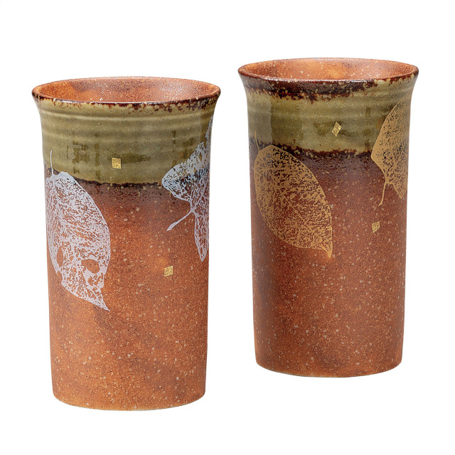 ペアフリーカップ・葉文