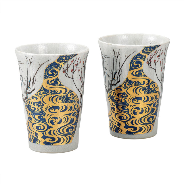 ペアフリーカップ・光琳梅