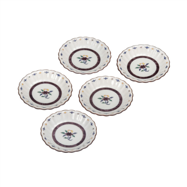 3.5号皿揃・小花文