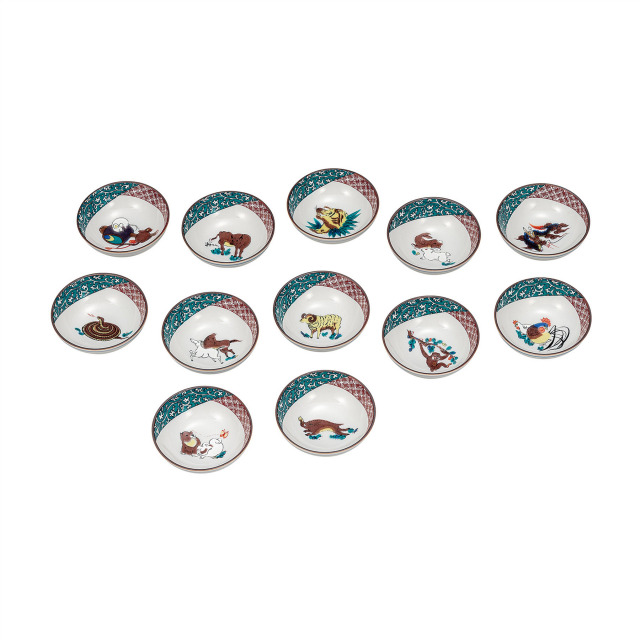 組平盃・十二支