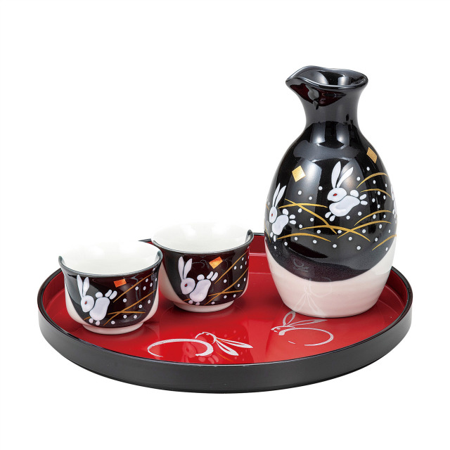 晩酌揃・はねうさぎ（盆付）