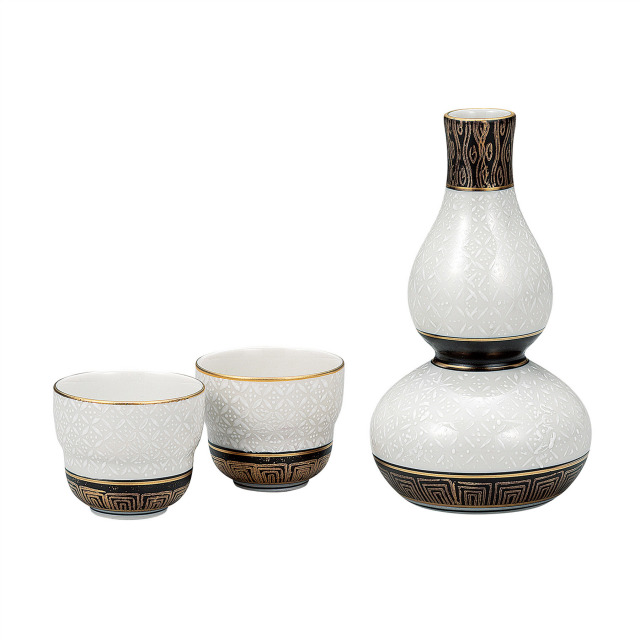 晩酌酒器・白七宝