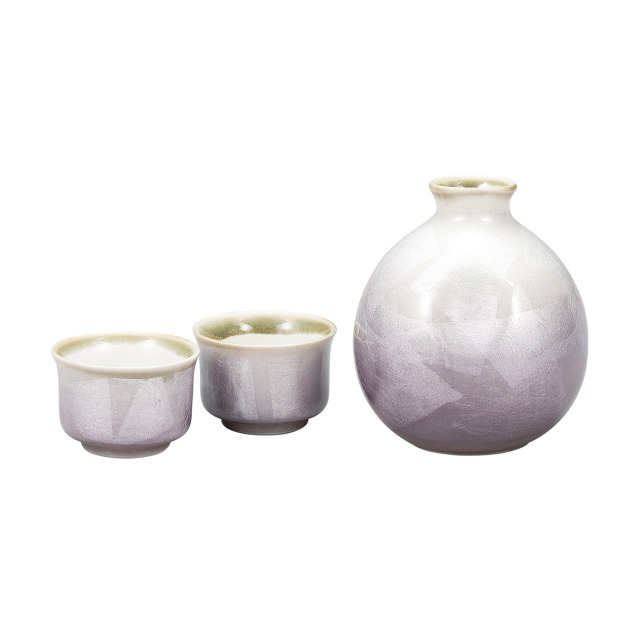 晩酌揃・銀彩紫