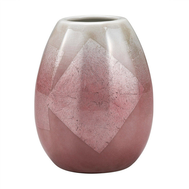 3.5号一輪生・銀彩　（ピンク）