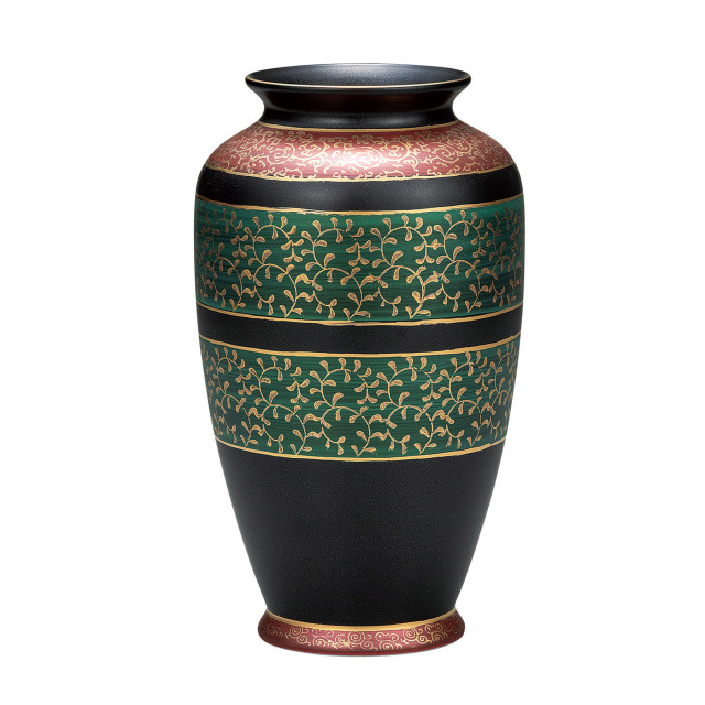 8号花瓶・金唐草