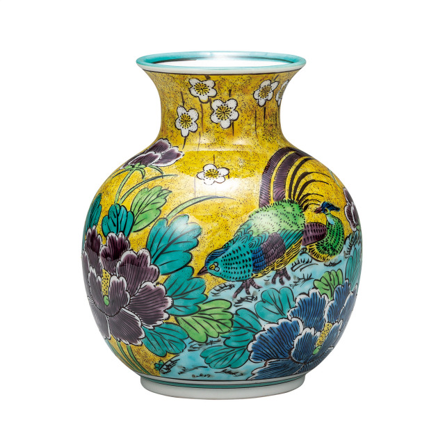 6.5号花瓶・吉田屋花鳥