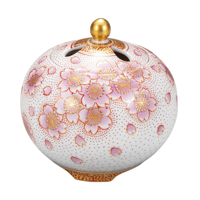 3.2号香炉・金襴手桜