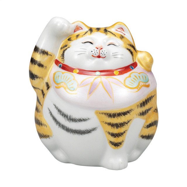 4号福々招き猫・金彩