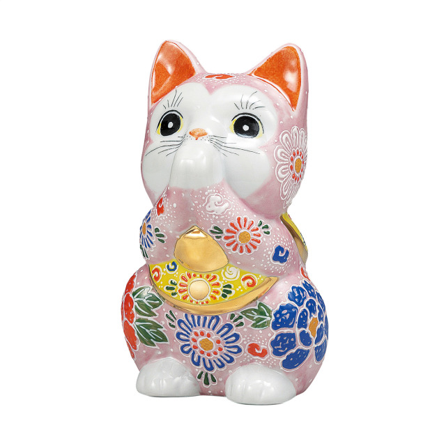 6号お祈り猫・ピンク盛