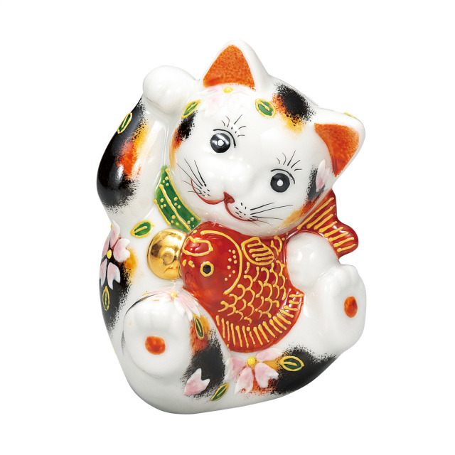 3.8号鯛招き猫・三毛盛