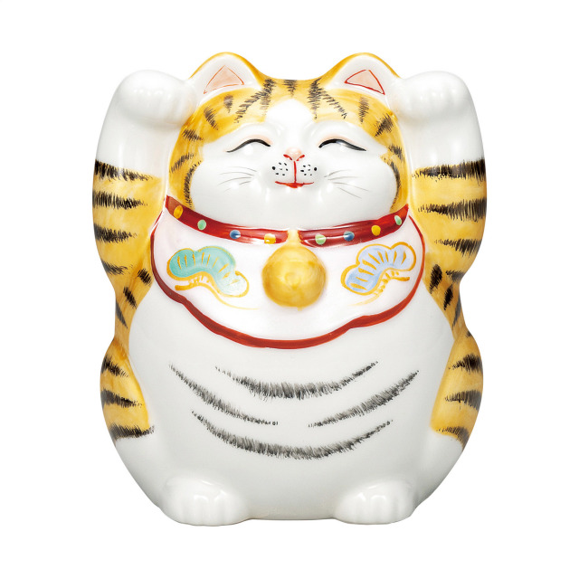 5.5号両手招き猫・金彩