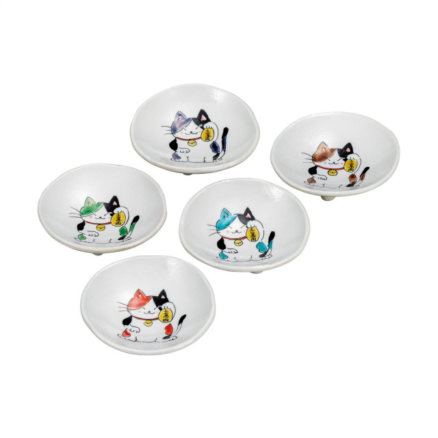 3.5号皿揃・ねこ