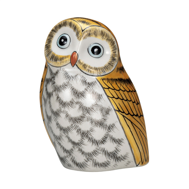 4号ふくろう・金彩