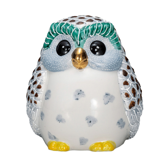 4号ふくろう・グレー盛