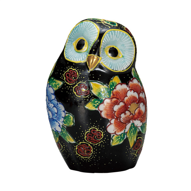 6号ふくろう・牡丹