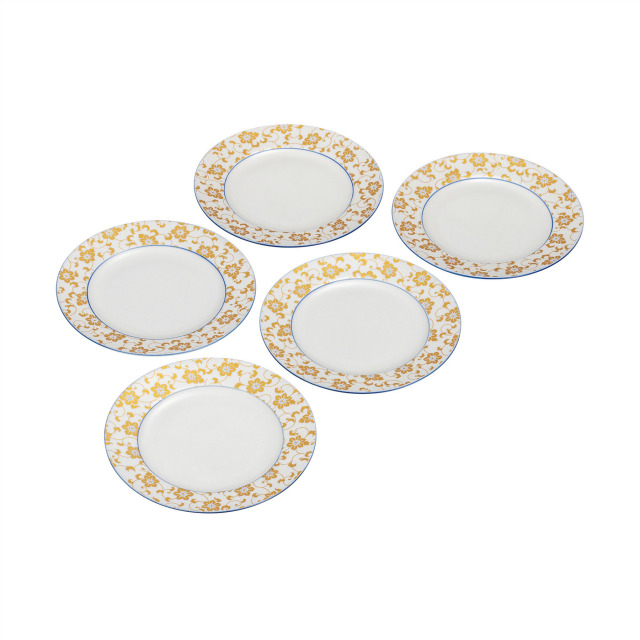 6.5号皿揃・白粒鉄仙