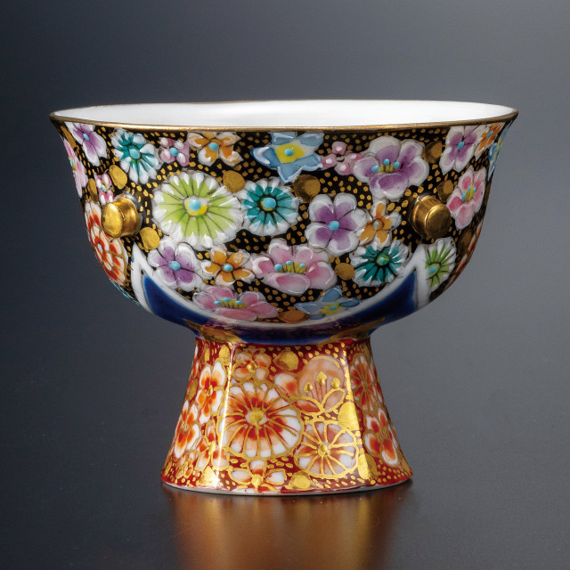 酒杯・金襴花詰