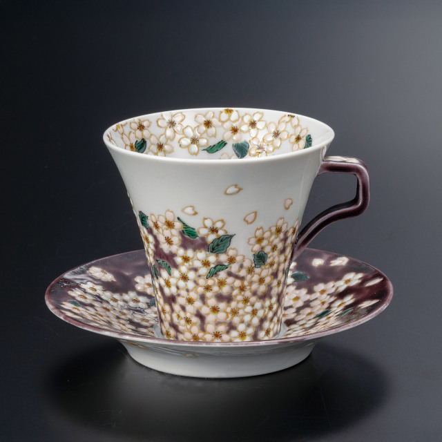 カップ＆ソーサー・夜桜