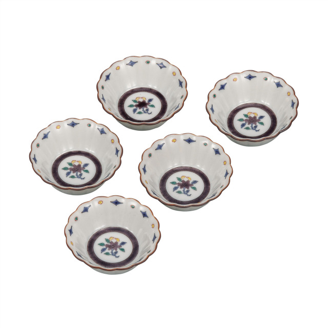 2.5号小鉢揃・小花文