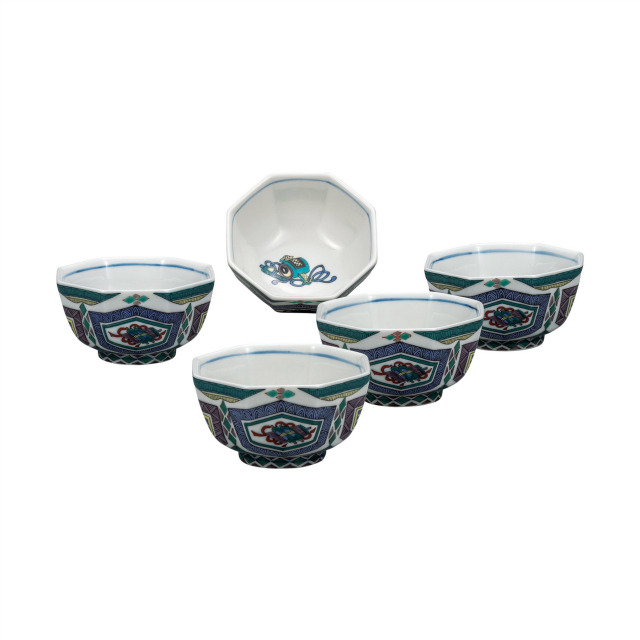 3.2号小鉢揃・古九谷風