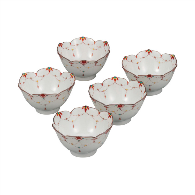 3.2号小鉢揃・瓔珞文