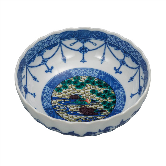 6.5号鉢・吉田屋おしどり