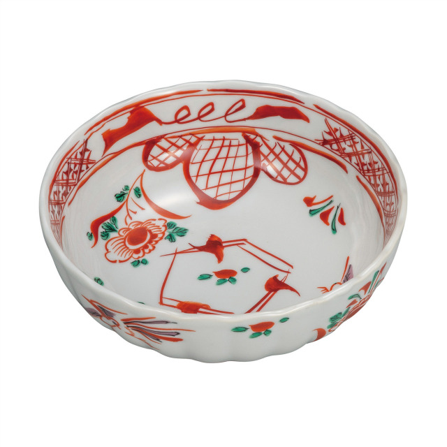 5.5号鉢・赤呉須