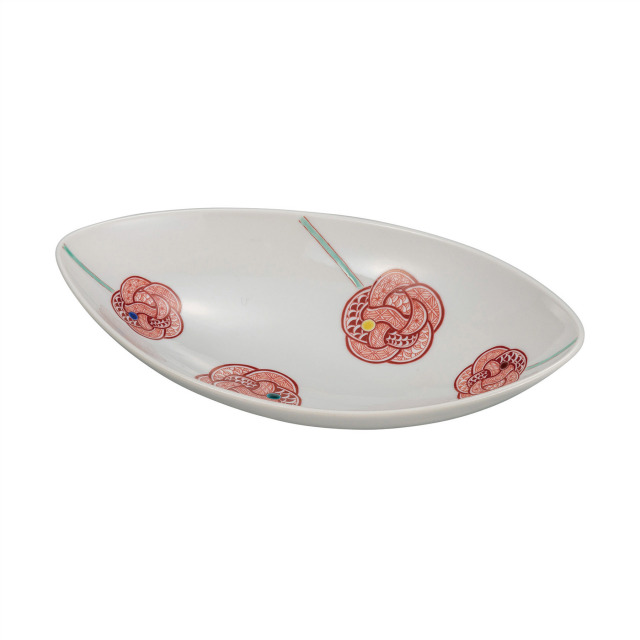 8.5号鉢・赤絵水引文