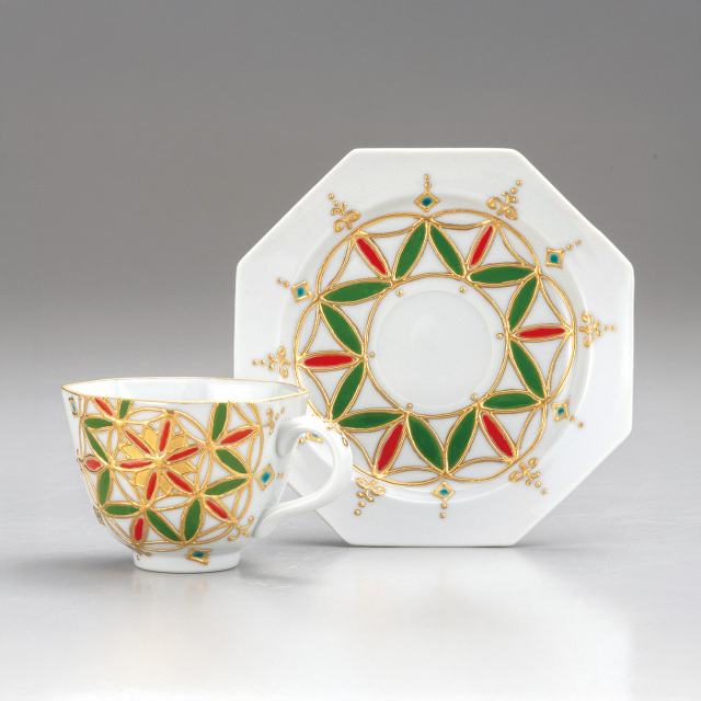 カップ＆ソーサー・花紡（はなつむぎ）