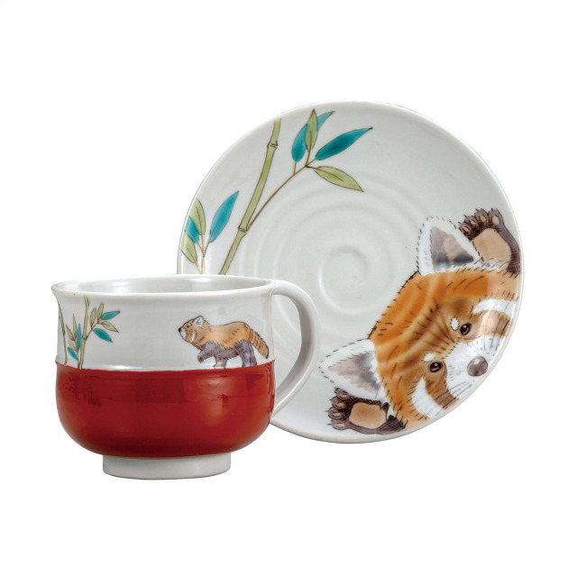 カップ＆ソーサー・レッサーパンダ