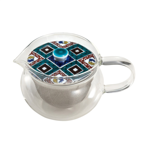 九谷和ポット NAGOMI POT・石畳（茶こし付）