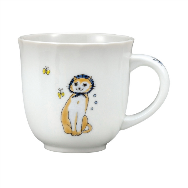 マグカップ・スカーフねこ