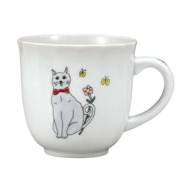 マグカップ・リボンねこ