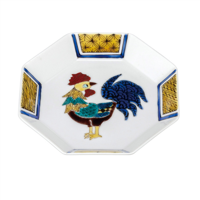 5号8角皿・十二支 酉