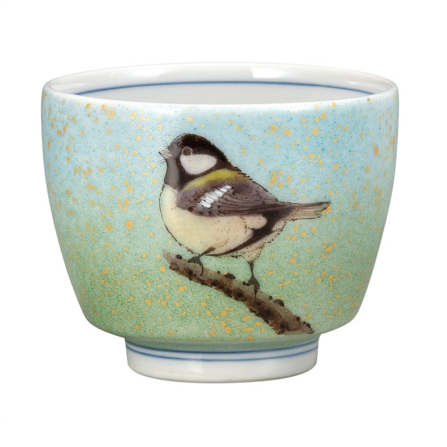 ぐい呑・シジュウカラ