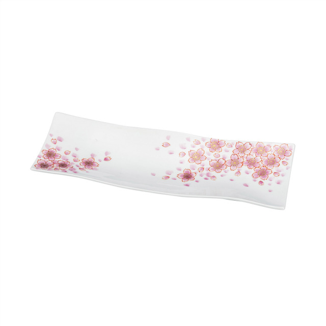 11号盛皿・金彩桜