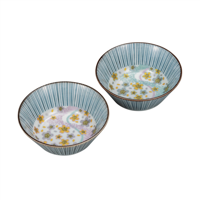 4.5号ペア鉢・曲水花