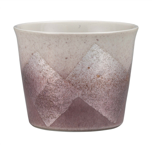 そば猪口・銀彩　紫