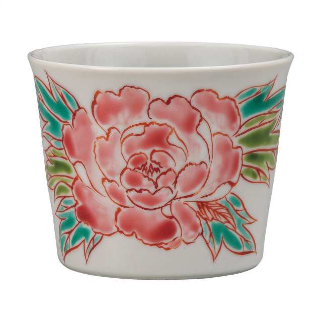 そば猪口・牡丹