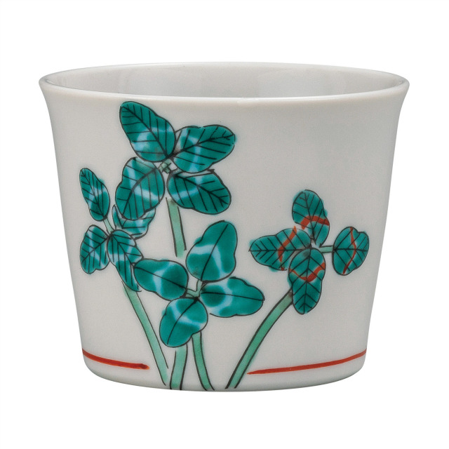 そば猪口・クローバー