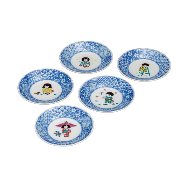 4.5号皿揃・わらべ