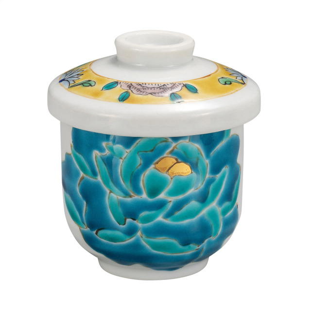 蒸し碗・青牡丹