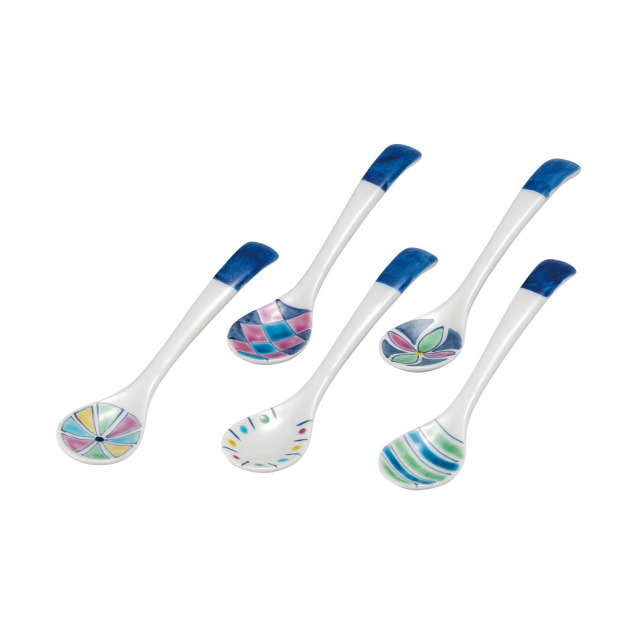 スプーンセット・色絵