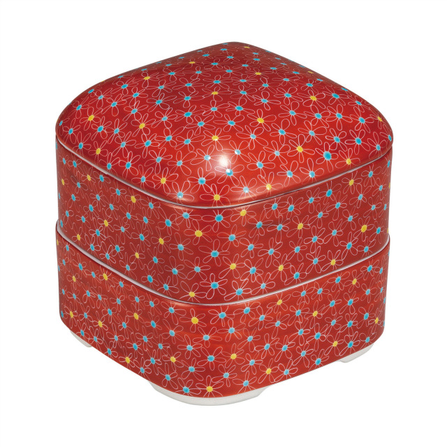 二段重・朱巻小花