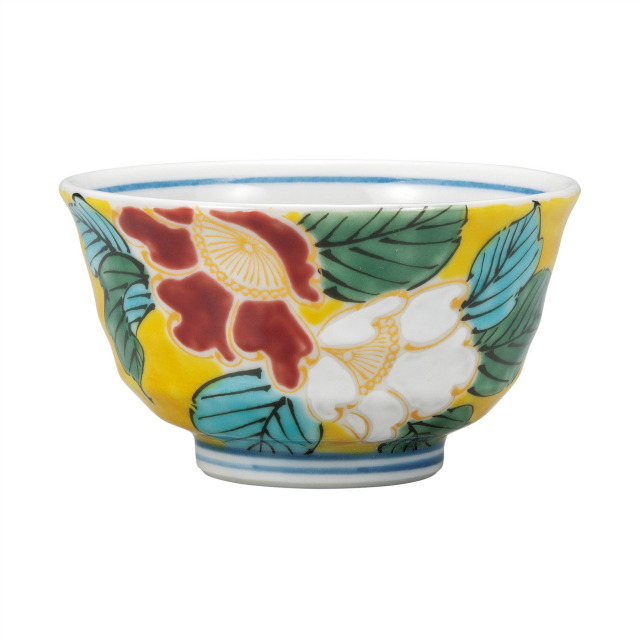 小さい飯碗・吉田屋山茶花