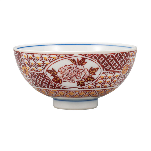 飯碗・赤絵花暦