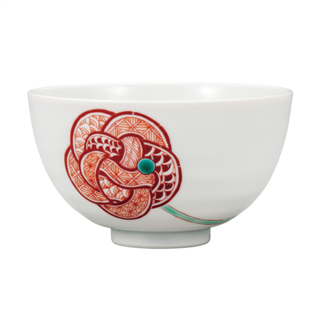 飯碗・赤絵水引