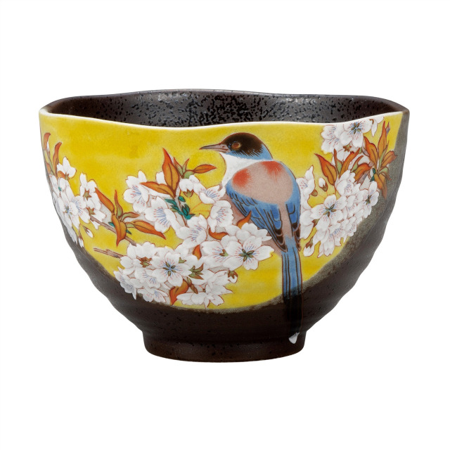 茶漬碗・吉田屋山桜に鳥