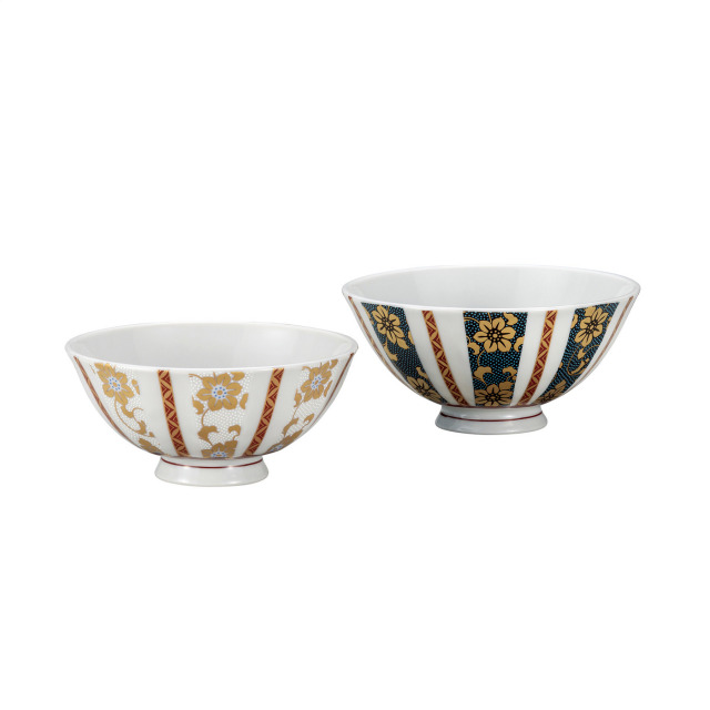 組飯碗・鉄仙文